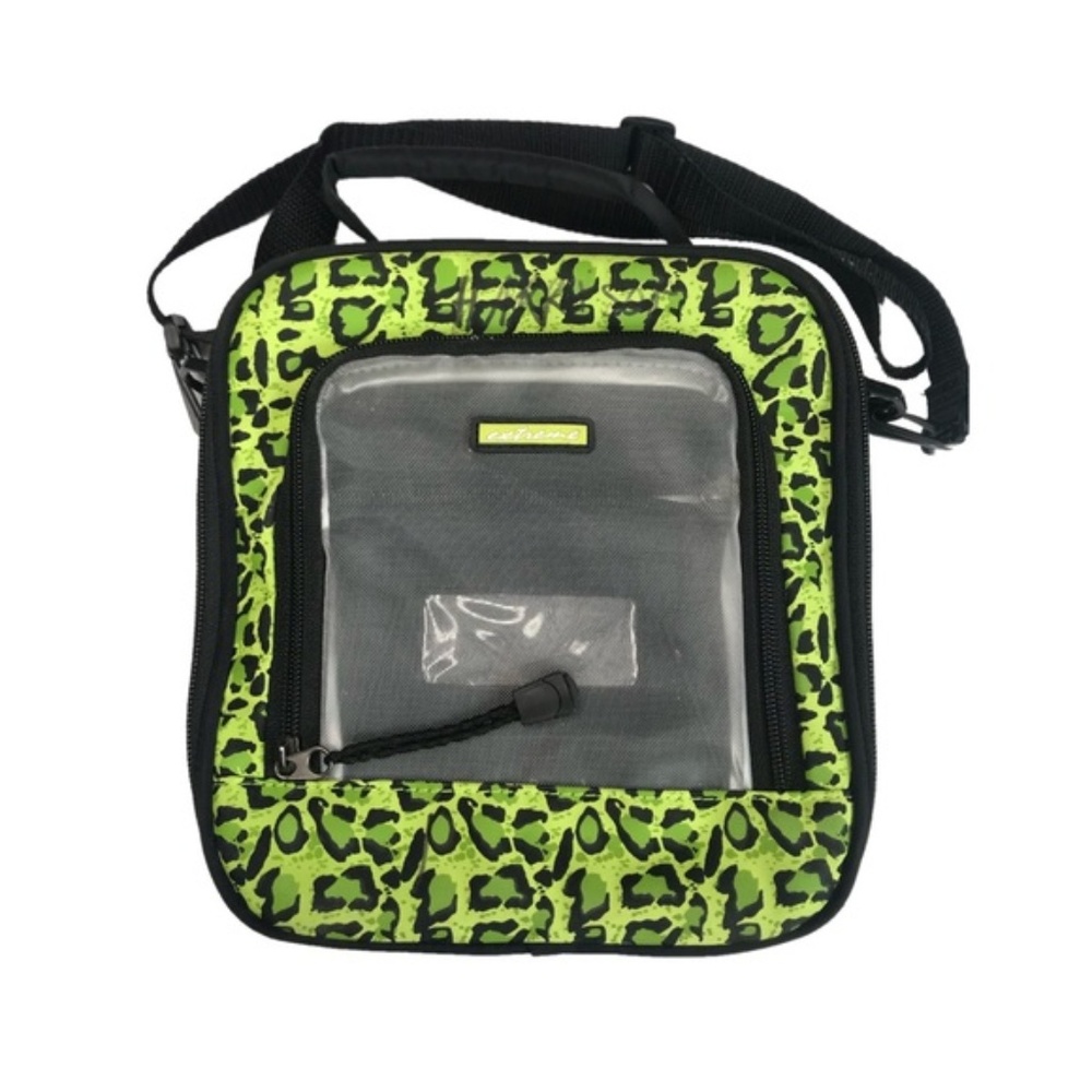 Extreme l insulated lunch tote bag green black